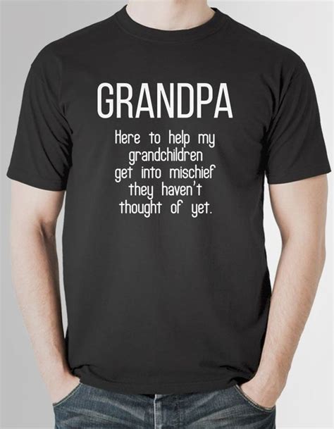 Personalized Grandpa Shirt Funny New Grandad T Christmas Grandfather Shirt Grandpa Tshirt