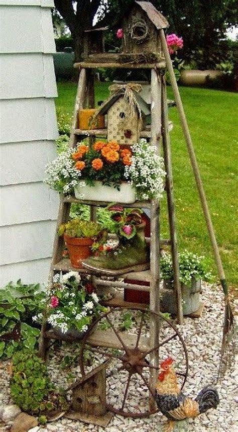 Beautiful Ladder Garden For Your Best Yard 7 Onechitecture Garden
