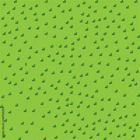 Grass Pixel Art Background Grass Texture Pixel Art Vector Stock