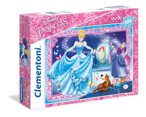 Disney Princess Cendrillon 104 Maxi Pcs Supercolor Clementoni