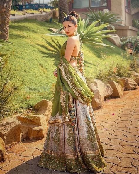 Stunning Avneet Kaur In A Green Lehenga Photoshoot Pictures 04 263737 Kollywood Zone