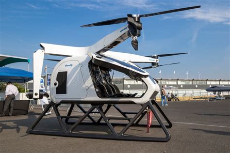 Workhorse Surefly Two Seat Hybrid Evtol Aircraft On Display At The