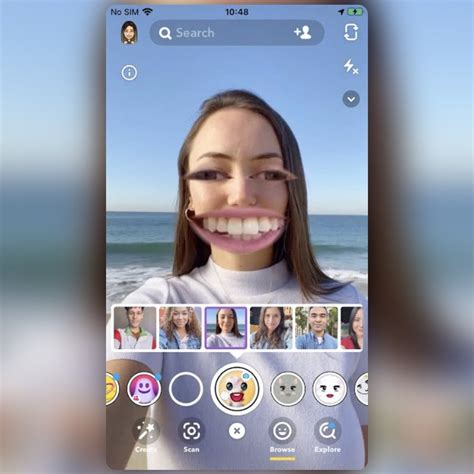 Face Builder Lens By Snapchat Snapchat Lenses And Filters