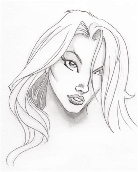 Female Face Drawing Reference At Getdrawings Free Download