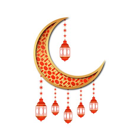 Ramadan Moon And Islamic Lamp Vector Illustration Ramadan Muslim