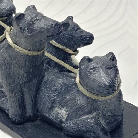 Vintage Soapstone Carving Replica Wolf Original Inuit Art Etsy