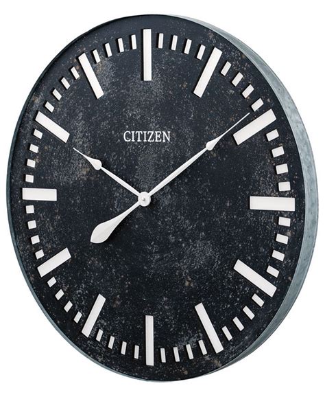 Citizen Gallery Metal Wall Clock And Reviews All Watches Jewelry