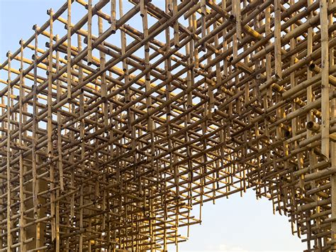 A Vaulted Gate Made Of Bamboo Lattice Materialdistrict 5 Materialdistrict