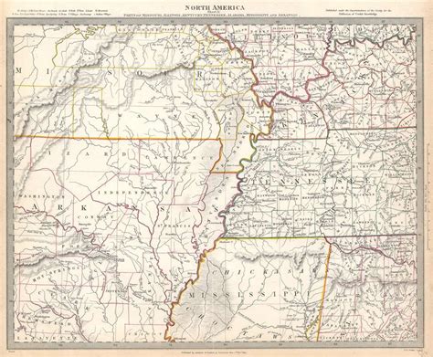 North America Sheet X Parts Of Missouri Illinois