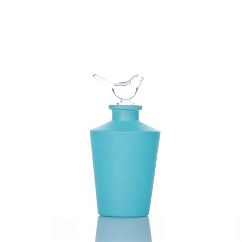 Cosmetic Packaging 150ml Glass Bottle Matt Blue Diffuser Bottle Round Glass Bottle, High Quality ...