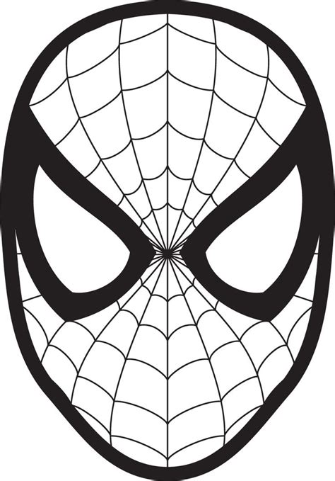 Free Spiderman Face Clipart, Download Free Spiderman Face Clipart png