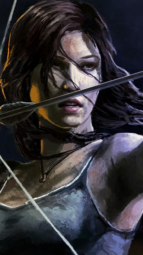 1080x1920 Lara Croft Tomb Raider Artwork 5k Iphone 7,6s,6 Plus, Pixel ...