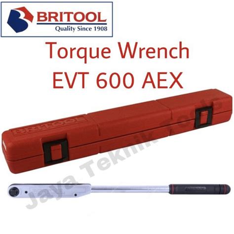Jual Torque Wrench 12 Inch Evt 600 Aex Britool Kunci Torx Momen Torsi