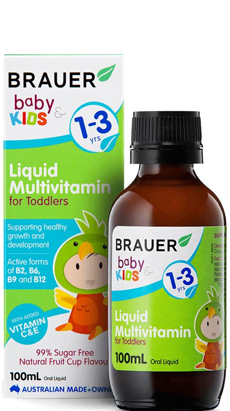 Buy Brauer Baby And Kids Liquid Multi Vitamin For Toddlers 100ml Alive