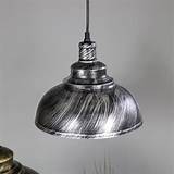 Images of Silver Dome Pendant Light