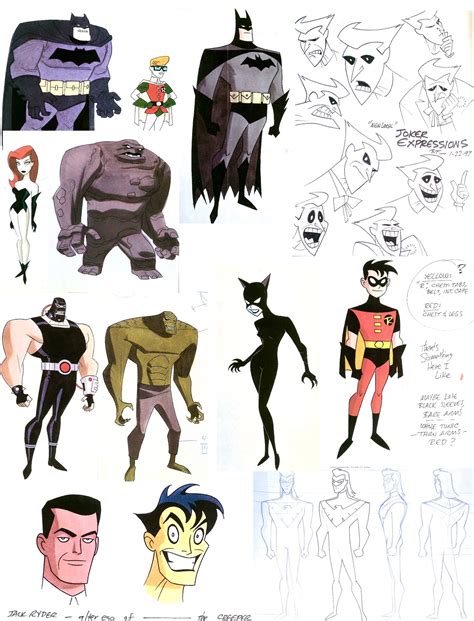 More Concept Art By Bruce Timm From The New Batman Adventures When It