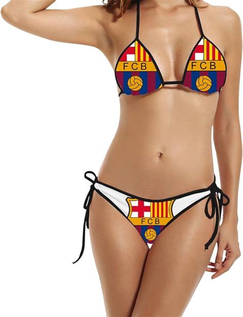 Hawaii 2016 Fc Barcelona Logo Girls Fashion Bikini Set Bathing Suits Clothing