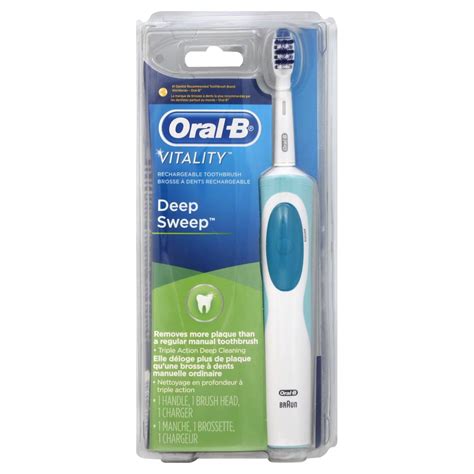Oral B Vitality Deep Sweep Rechargeable Toothbrush Shop Toothbrushes