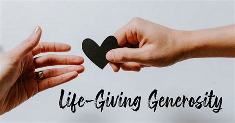 Generosity Becomes Life Changing When It Becomes A Lifestyle Emmanuel