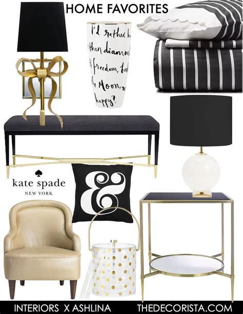 Bedding is kate spade with random pillows from everywhere including target and bed bath and beyond! The new Kate Spade Home collection | Home collections ...
