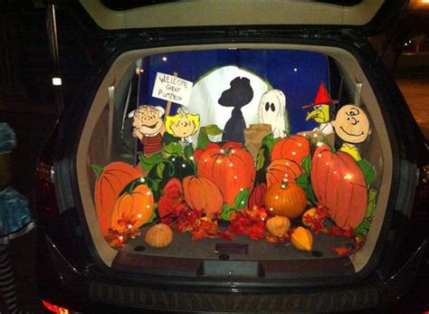 Charlie Brown Pumpkin Learning Trunk Or Treat It S The Great Pumpkin