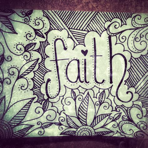 Have Faith In Jesus Let Him Be By Your Side Doodle Art Journals