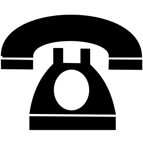 Telephone Clipart Black And White Free Download On Clipartmag