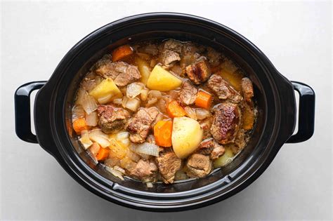 Traditional Slow Cooker Irish Lamb Stew Recipe