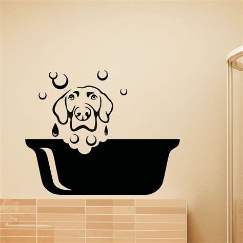 Yoyoyu Wall Decal Puppy Cute Dog Vinyl Wall Stickers For Kids Rooms Pet