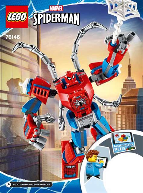 Lego 76146 Spider Man Mech Instructions Marvel Super Heroes