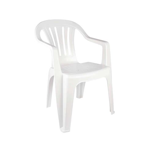 Silla Mor Pl Stica Bela Vista Con Apoya Brazo Blanca Suchina