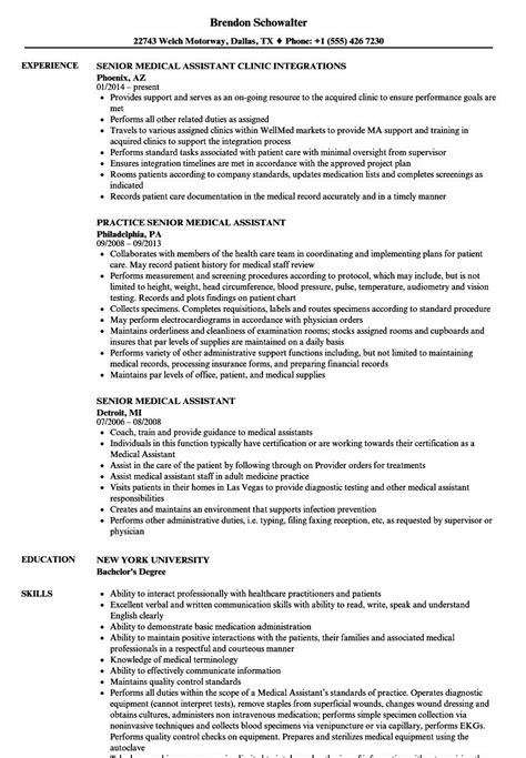 Medical Assistant Resume Examples For Your Needs