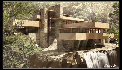 Sirio 3d Fallingwater Frank Lloyd Wright