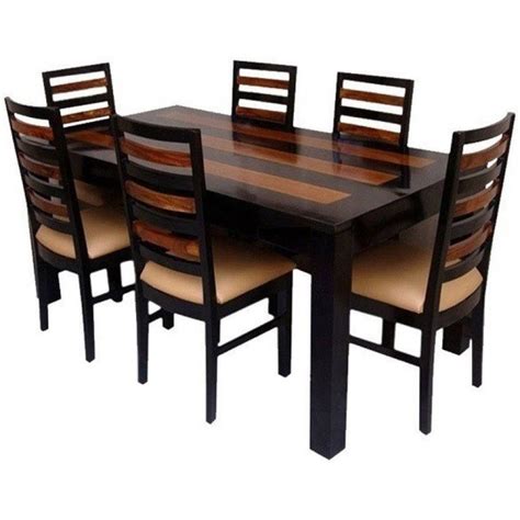 Since these casual dining sets consist of a few pieces of furniture, they can be shifted to other locations easily. Pure Wooden Crafted Dining Table Set (Finish Color - Brown ...