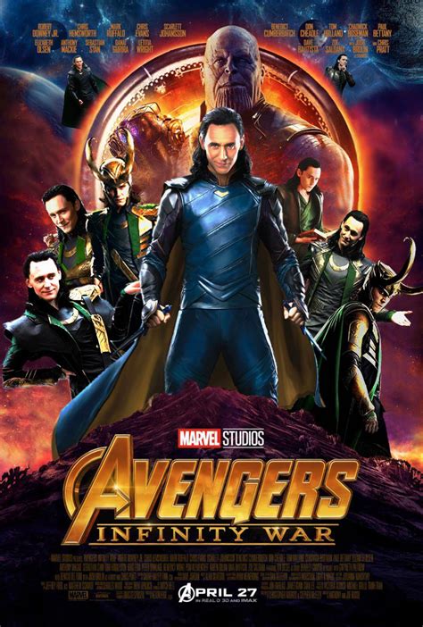 I love this movie and if i had to express that in gifs i'd post the entire two hours, so instead i'll focus on a. No Loki in the Infinity War poster? (FIXED) : marvelstudios