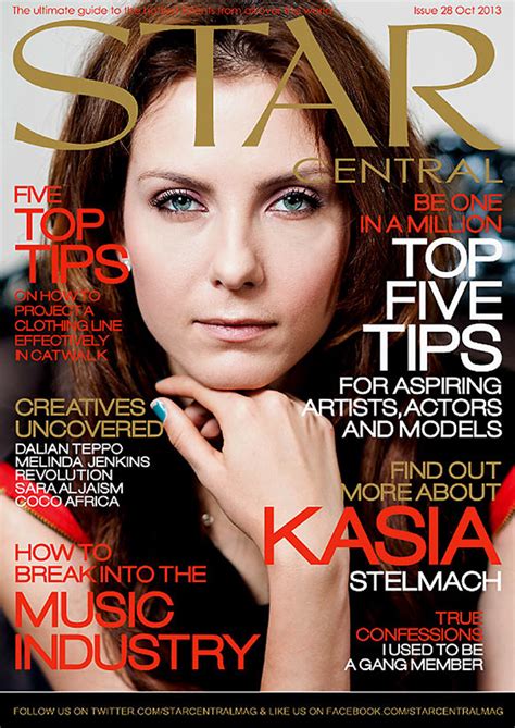 Issue 28 Featuring Kasia Stelmach And Octobers Starcentral A List Starcentral