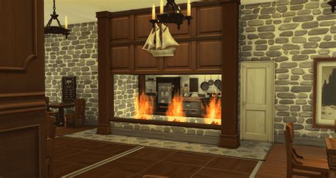 Sims 4 Fire Place Decor