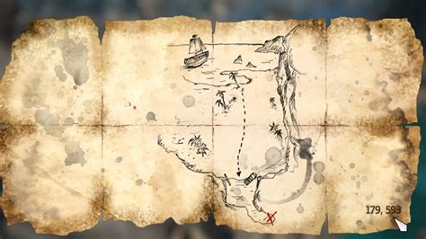 Assassins Creed Iv Black Flag Treasure Map 179 593 Youtube