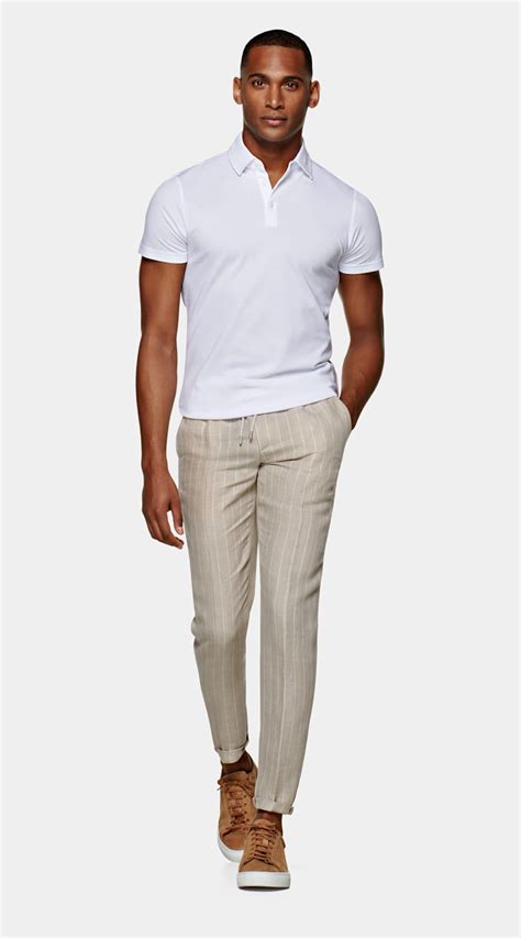 White Polo | Pure Cotton | Suitsupply Online Store