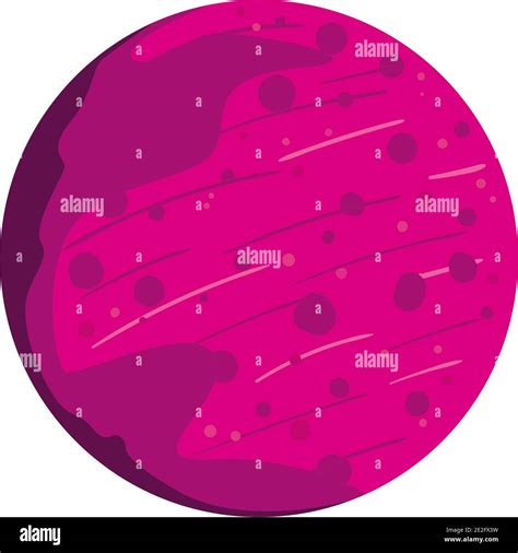 Space Pink Planet With Bubbles Of Universe Cosmos And Futuristic Theme