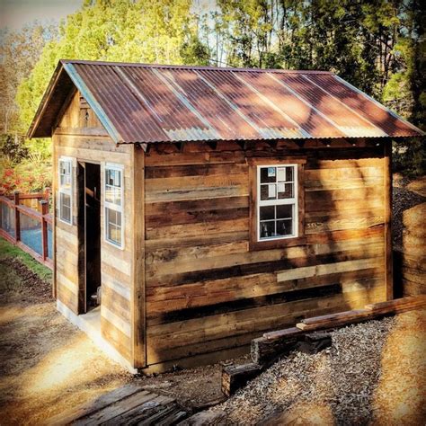 Some sheds in san diego, ca are even made to literally resemble a smaller version of your house for some private peace and quiet, or a cute little retreat from the main homestead. Custom Reclaimed Wood Shed - Rustic - Shed - San Diego ...