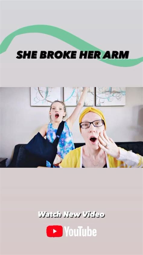 She Broke Her Arm Vlog Answering Questions About Her Broken Arm