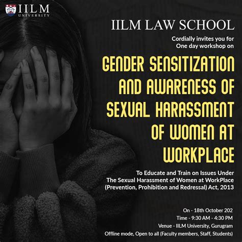 workshop on gender sensitization and awareness of sexual harassment