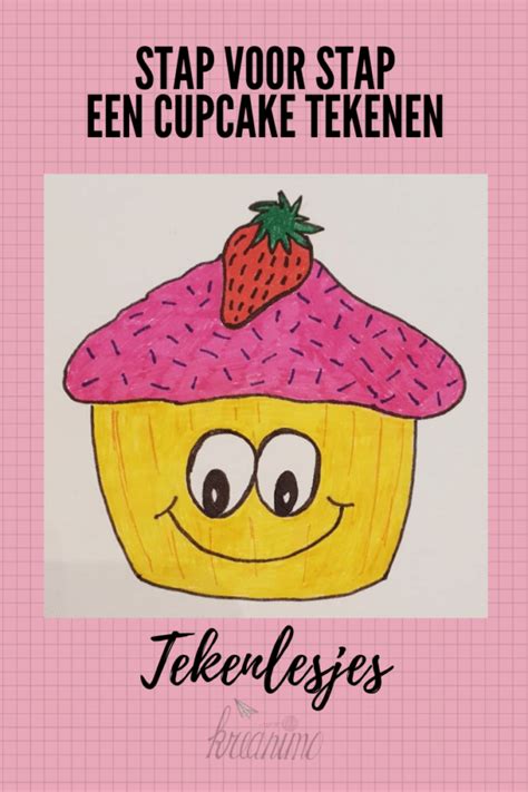 Oudjaar knutselen het einde van het jaar is in zicht en je bent een paar dagen vrij. Cupcake cartoons tekenen - stap voor stap - Cupcake ...