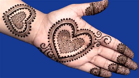 Indian Mehndi Designs Heart