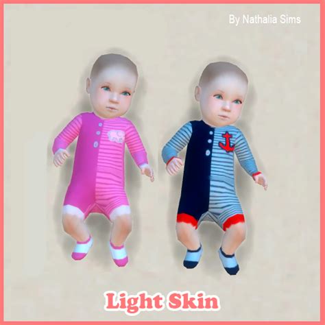 Sims 4 Ccs The Best Skins Of Baby By Nathaliasims