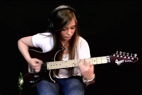 16 Year Old Tina S Performs Metallicas Master Of Puppets