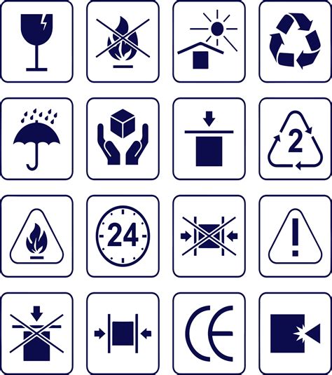 Download Packaging Signs Icons Royalty Free Vector Graphic Pixabay