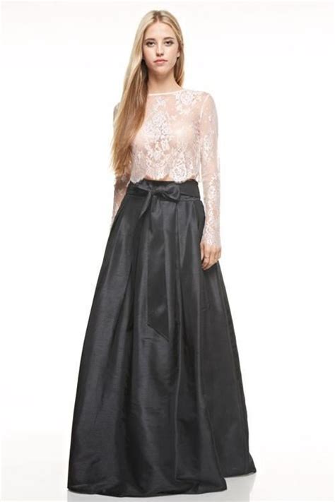 Beautiful Long Taffeta Skirt Is Just In Time For The Bridal Season