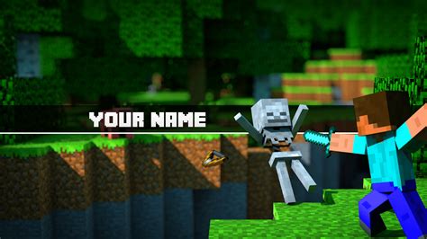 Minecraft Youtube Banners